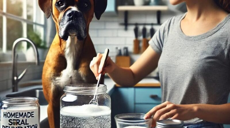 soro caseiro para cachorro