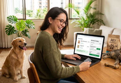 Cupom Petz para primeira compra: vale a pena resgatar em 2026? Pessoa realizando sua primeira compra online de produtos para pets e aplicando um cupom de desconto.
